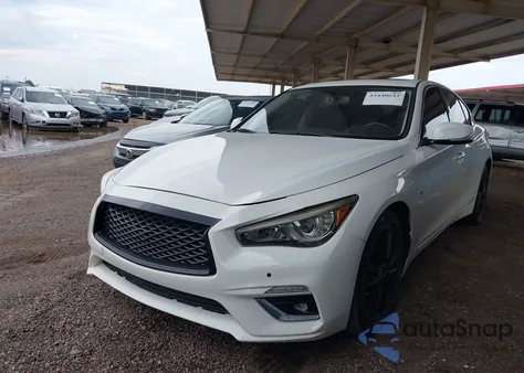 2018 Infiniti Q50 Luxe from USA, damaged, VIN JN1EV7AR2JM611075